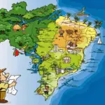 mapa do turismo